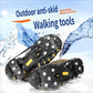 8-toothed crampon anti-slip shoe covers-Size30to40