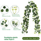 Artificial Eucalyptus Vine white