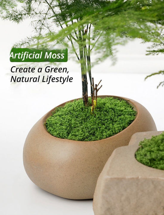 diy artificial moss lawn-Dark Green Filamentous Moss 30g