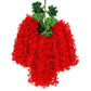 ArtificialLilacWisteriaFlowers-BrightRed-110CM-12-StemPack