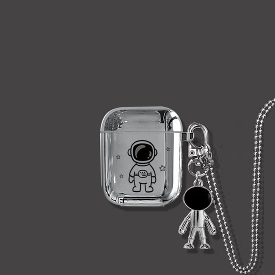 Astronaut AirPods 1 2 Case+Keyring+Necklace