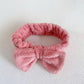Autumn/Winter Plush Bow Headband Purple