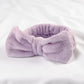 Autumn/Winter Plush Bow Headband Yellow