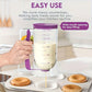 Handheld cake batter separator-Purple