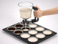 Handheld cake batter separator-Purple