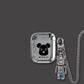 Bear AirPods 1 2 Case+Keyring+Necklace