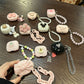 Beige headphone cover + hook AirPods 2