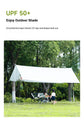 black Canopy Version-Canopy+Folding Table+2 Moon Chairs