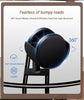 Black Round Movable Plant Caddy with Wheels