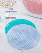 Blue Round Non-Slip Massage Bath Mat 55×55cm