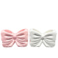 Bowknot Double‑Slot Toothbrush Storage Holder - white