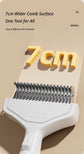 Cat hair comb-White
