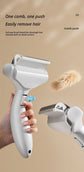 Cat hair comb-White