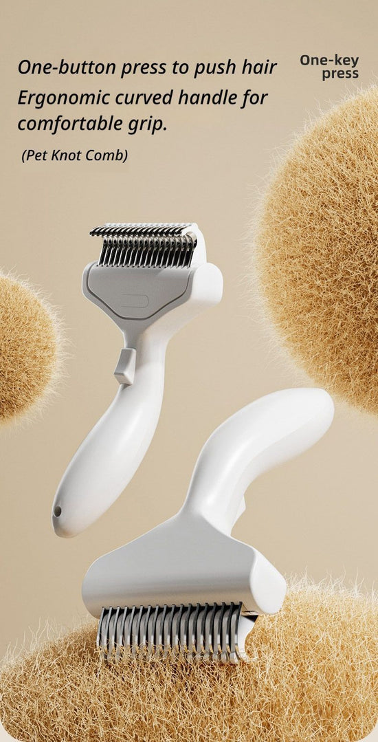 Cat hair comb-Yellow