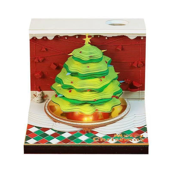 Christmas tree with lights