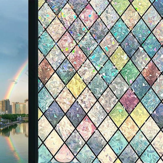 Coloured crystal grid 120*100cm