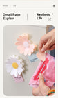 Daisy Sealing Clips Set White