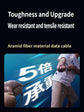 Fast charging data cable CtoC 100w 1m-White