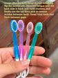 Disposable 3-in-1 Soft Toothbrush with Burst Bead