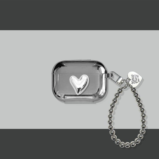 Electroplated 3D Heart + Bracelet Apple AirPods 1/2