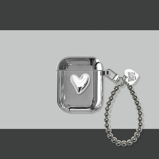Electroplated 3D Heart + Bracelet Apple AirPods 4