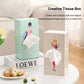 Elegant Light Mango Yellow Princess Tissue Box Holder