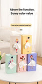 Elegant Light Mango Yellow Princess Tissue Box Holder