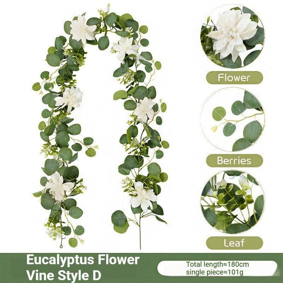 Eucalyptus with Flowers - C