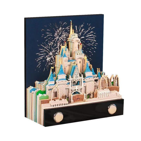 Fairy Tale Castle Night Edition with Light