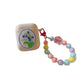 Floral patches + pink base shell + pink bracelet Apple AirPods Pro