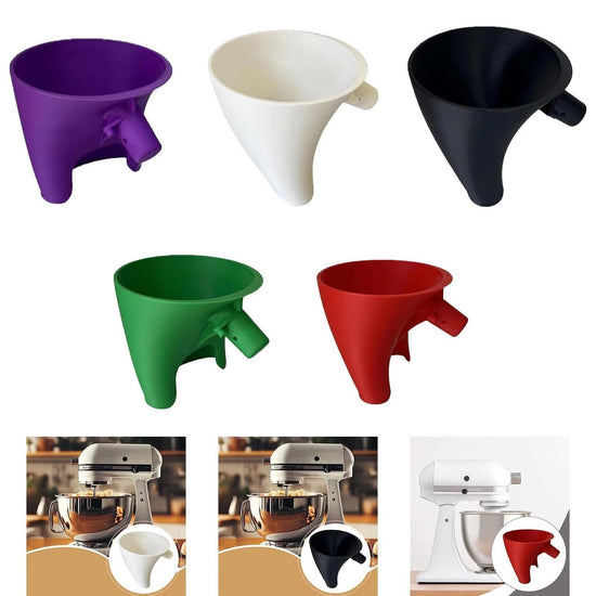 Flour Hopper Vertical Mixer-Black