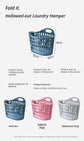 Fold the dirty clothes basket-large gray