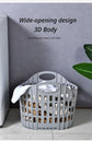 Fold the dirty clothes basket-small blue