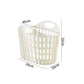 Fold the dirty clothes basket-small white