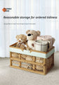 Folding picnic basket-Brown with Beige
