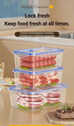 FoodStorageContainerSetofFour-Small,Medium,Large,ExtraLarge