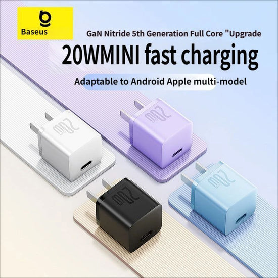GaN5 Fast charging charger mini 1C 20W-Blue