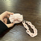 Girl Cherry [Pink Shell] + Pearl Bracelet AirPods 3