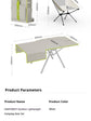 Green 4-Piece Set-Bag+Aluminum Table Frame+2 Moon Chairs
