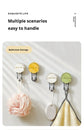 green Suction cup hook