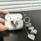 Irregular Heart Transparent Shell + Three Hearts Apple AirPods 4