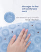 Ivory Round Non-Slip Massage Bath Mat 30×30cm