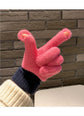 Knit Gloves Black