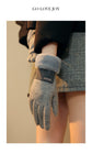 Ladies Winter Warm Cashmere Gloves DY36 Dai Yue Black