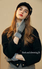 Ladies Winter Warm Cashmere Gloves DY36 Dark Tea Camel