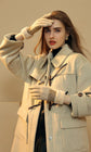 Ladies Winter Warm Cashmere Gloves DY36 Grapefruit Pink