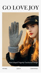 Ladies Winter Warm Cashmere Gloves DY43 Grapefruit Pink