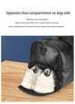 LargePULeatherTravelGymBag-Black