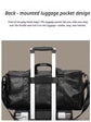 LargePULeatherTravelGymBag-Black