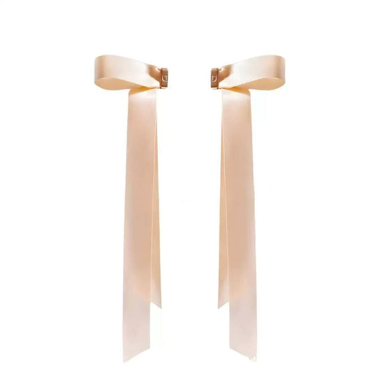 Magnetic Bow Hair Claw Clip Pink